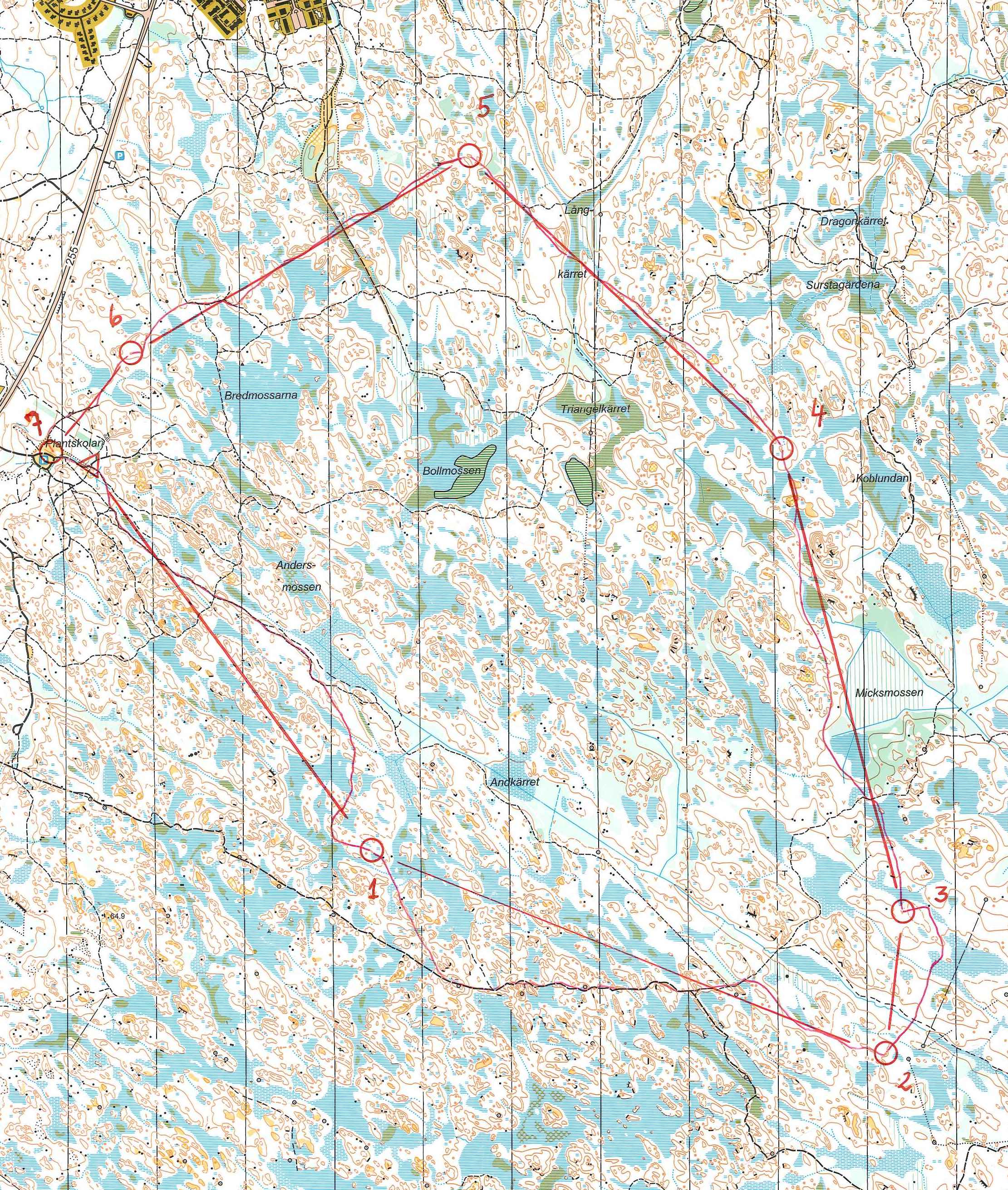 Lång-KM (Ultralång), varv 1 (19.10.2003)