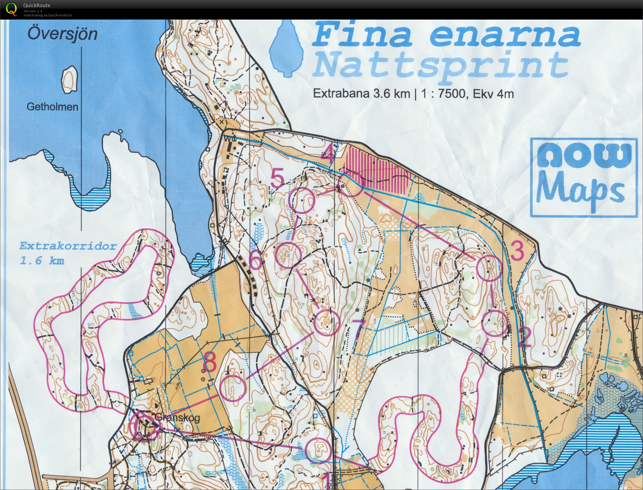 Bana till och från Fina Enarna (15/10/2020)