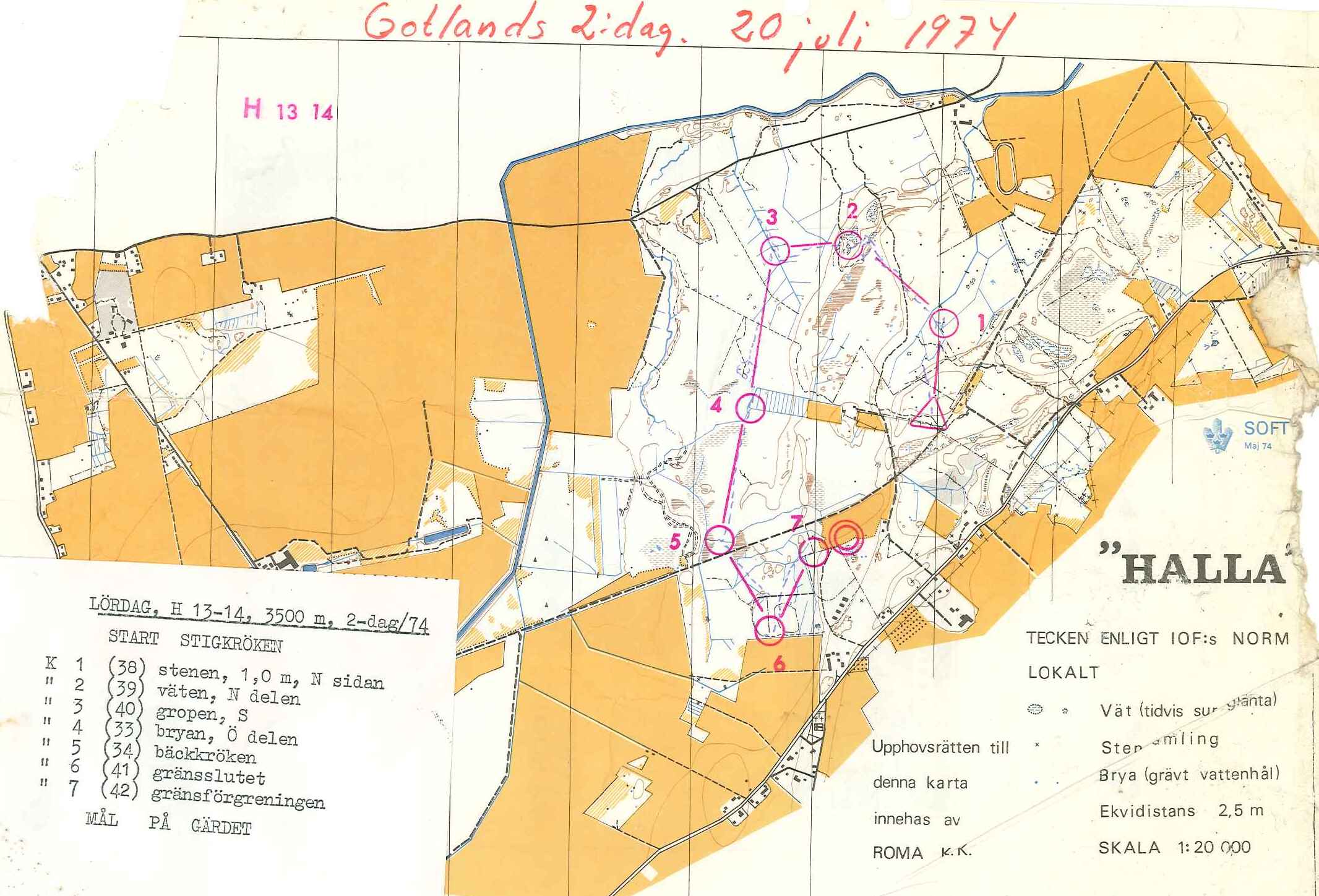 Gotlands 2-dagars E1 (20-07-1974)